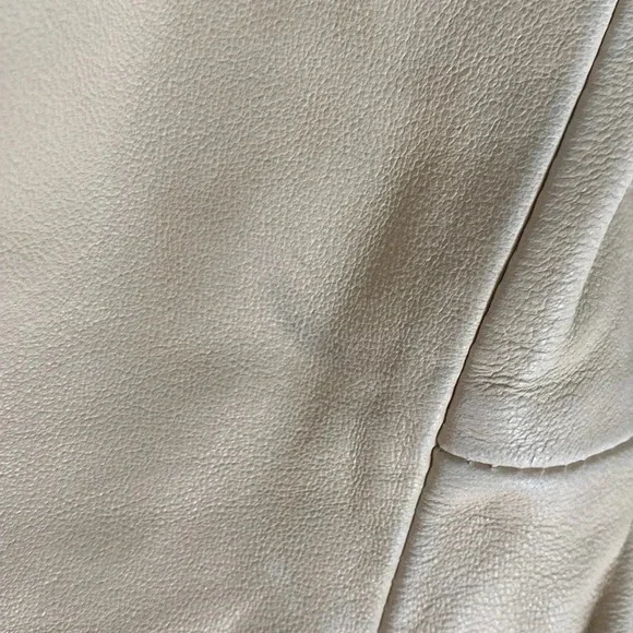 COLE HAAN Women's Jewel Neck Quilted Leather Jacket - Picture 9 of 14